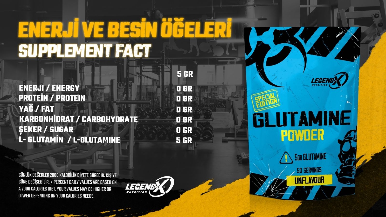 glutamine besin değerleri