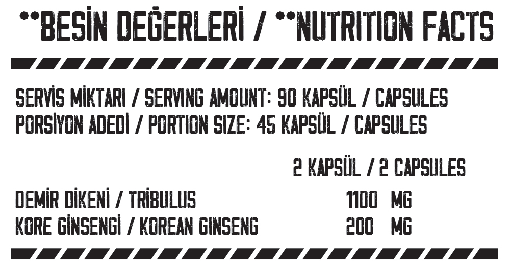 LEGEND-X Tribulus 90 Kapsül